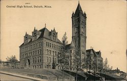 Central High School Postcard