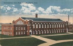 Gymnasium, Iowa State College Postcard