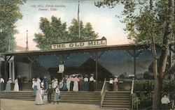 Old Mill, Elitch Garden Postcard