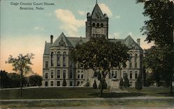 Gage County Court House Postcard