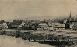 Lake Champlain Looking South Whitehall, NY Postcard Postcard Postcard