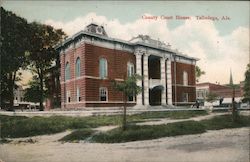 County Court House Talladega, AL Alberta Postcard Postcard Postcard