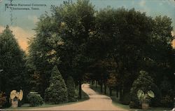 Walk-In National Cemetery Postcard