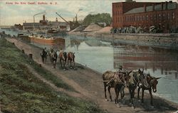Along the Erie Canal Postcard