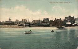 View from the Harbor Postcard