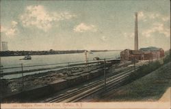 Niagara River, The Front Postcard