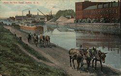 Along the Erie Canal Postcard