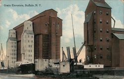 Grain Elevators Postcard