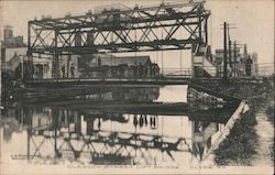 Glasgow Street Lift Bridge Postcard