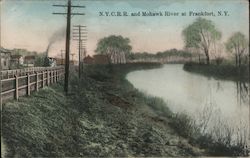 N.Y.C.R.R. and Mohawk River Postcard