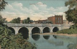 Aqueduct Fort Plain Postcard