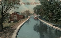 Champlain Canal from Notre Dame Street Bridge Postcard