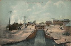 Upper Locks Postcard