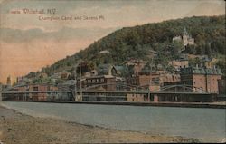 Champlain Canal and Skeens MT Postcard