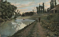 Canal Scene Postcard