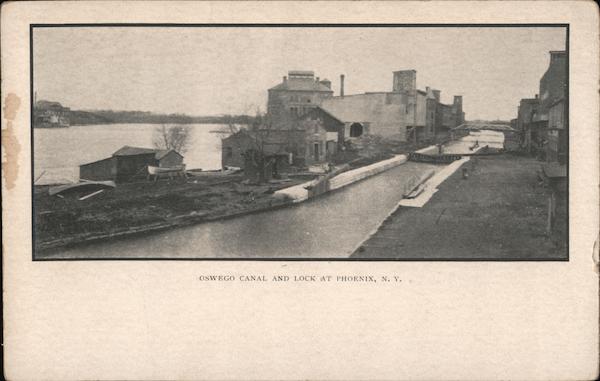 Oswego Canal and Lock Phoenix New York