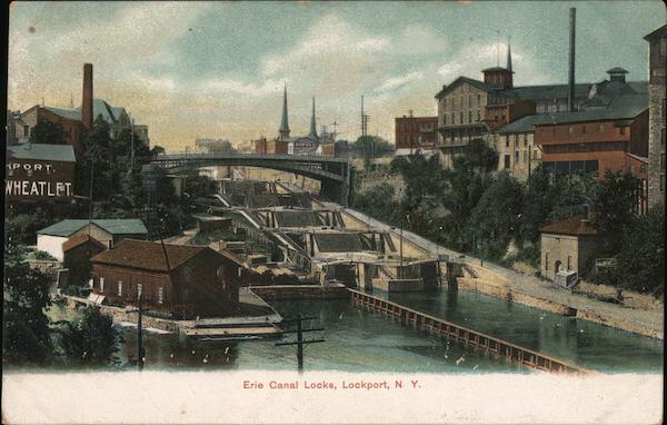 Erie Canal Locks Lockport New York