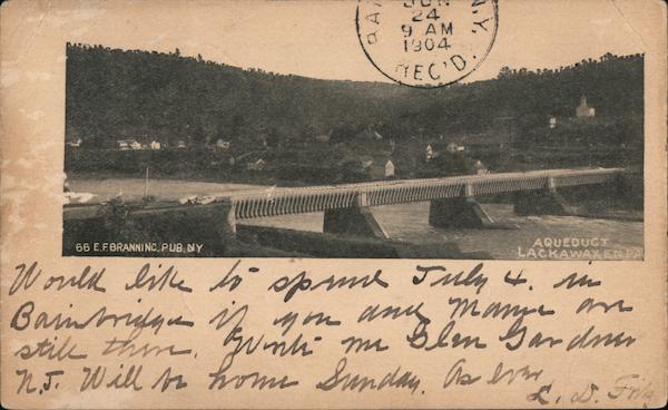 Aqueduct Lackawaxen Pennsylvania