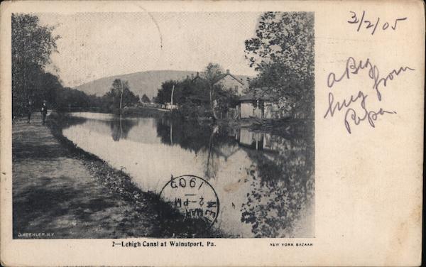 Lehigh Canal Walnutport Pennsylvania