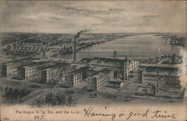Patchogue Mfg. Co. and the Lake New York