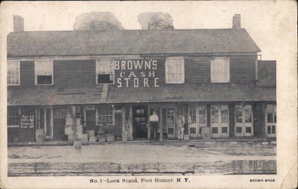 Lock Stand Fort Hunter New York