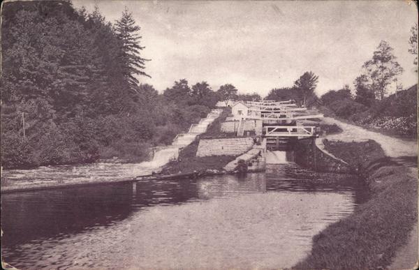 The Five Locks on the Champlain Canal Fort Edward New York