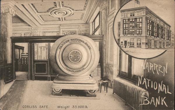 Corliss Safe Warren National Bank Pennsylvania
