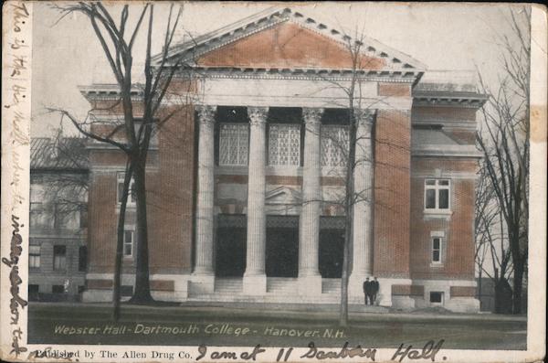 Webster Hall Dartmouth College Hanover New Hampshire