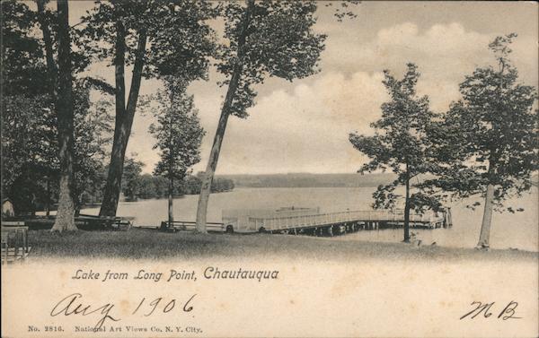 Lake from Long Point Chautauqua New York