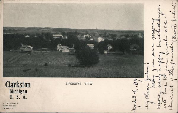 Birds Eye View Clarkston Michigan