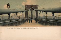 The Great Cables of Brooklyn Bridge Postcard