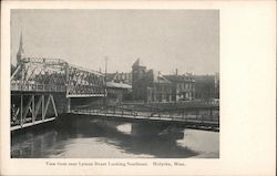 View from Near Lyman Street Looking SOutheast Holyoke, MA Postcard Postcard Postcard