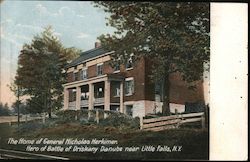 The Home of General Nicholas Herkimer, Hero of Battle of Driskany Danube Postcard