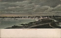 View of Geneva, N.Y. in 1836 New York Postcard Postcard Postcard