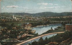 Birds-Eye View from Lovers Leap Postcard