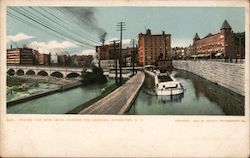 Where the Erie Canal Crosses the Genesee Postcard