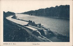 Oswego River Postcard