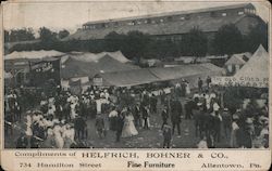 Scene from Allentown Fair Postcard
