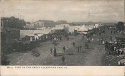 View of the Fair Allentown, PA Postcard Postcard Postcard