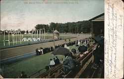 The Race Track at the Fair Postcard