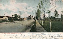 Central Park Allentown, PA Postcard Postcard Postcard