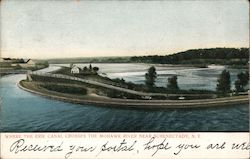 Where the Erie Canal Crosses the Mohawk River Postcard