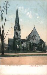 First Reformed Church Schenectady, NY Postcard Postcard Postcard