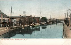 Dock Street Schenectady, NY Postcard Postcard Postcard