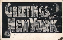 Greetings From New York Postcard