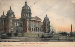 Iowa State Capitol Des Moines, IA Postcard Postcard Postcard