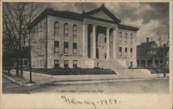 Library Postcard