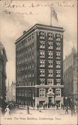 The News Building Postcard
