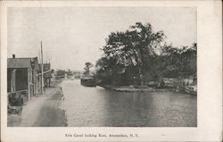 Erie Canal looking East Postcard