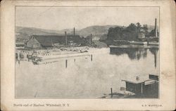 North End of Harbor Whitehall, NY Postcard Postcard Postcard